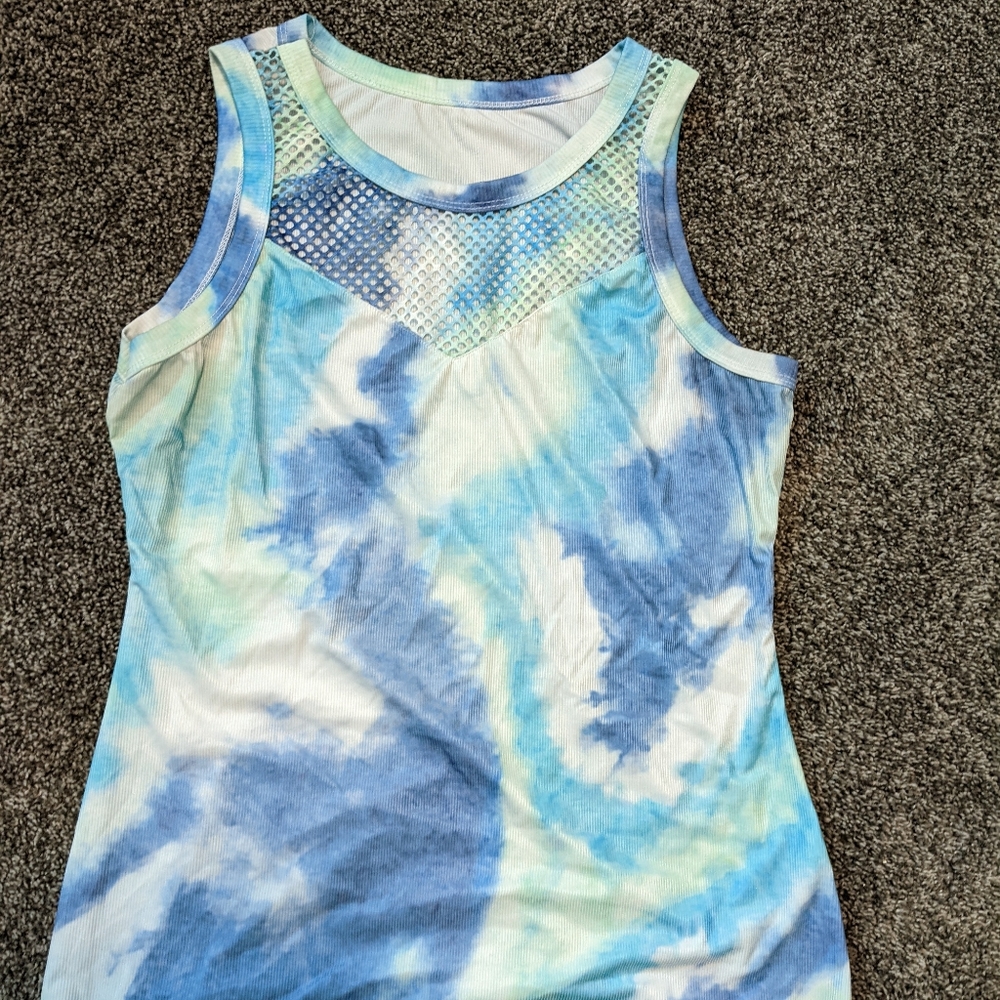 Tye Dye knit tank top